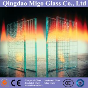 Brandschutztür und Fenster Verdrahtetes Glas