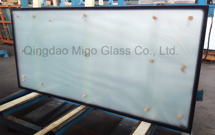 3.2mm 4.0mm Tempered Solar Collector Glass with Black Dots Frame