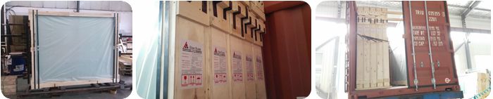 Clear Float Laminated Architectural Glass with Milky White PVB