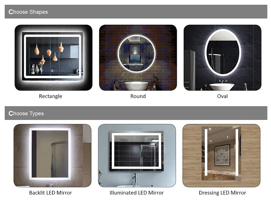 shapes of led mirrors shapes of led mirrors