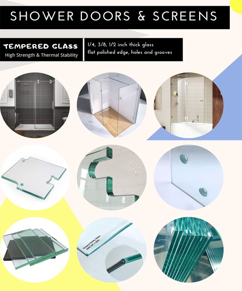 Right shower glass options Right shower glass options