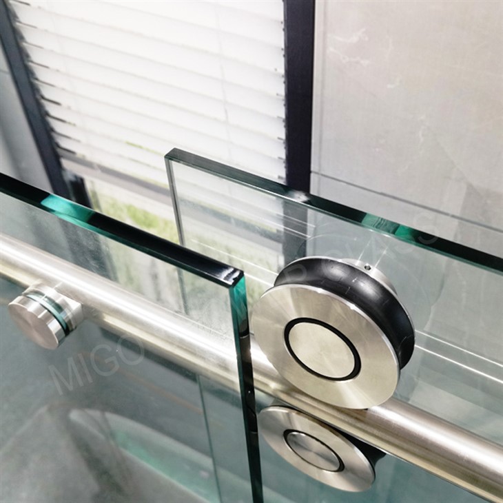 sliding shower glass door