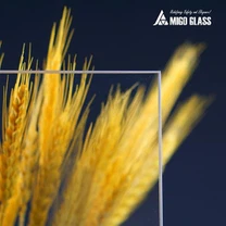 3,2 mm gehärtet ultra klar Float Solarglas