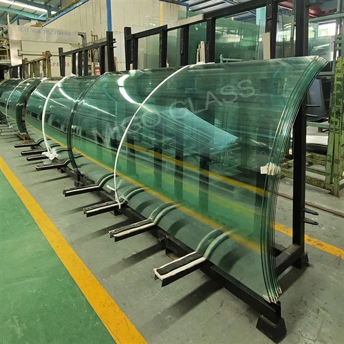 Gebogenes gehärtetes Verbundglas