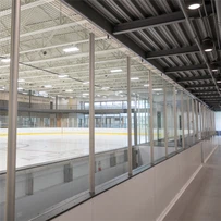 Laminiertes Glas für Hockeybahnen
