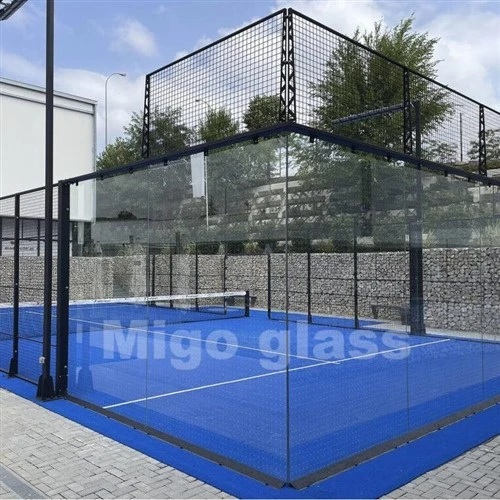 Padel Court Glaswand