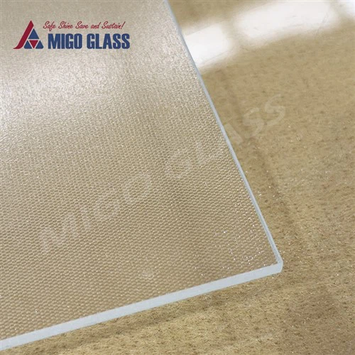 Prismatisches, mattes Solarglas