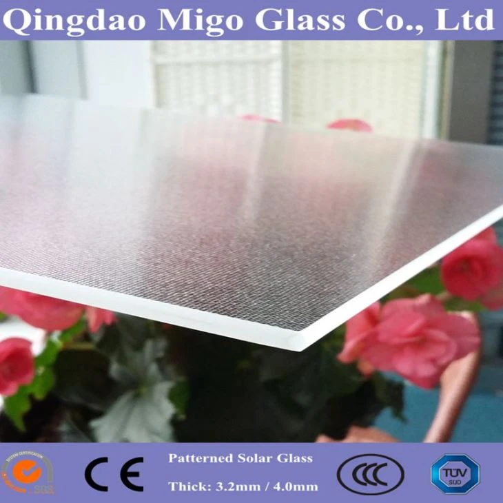 Ultra klare Solar Ornamentglas