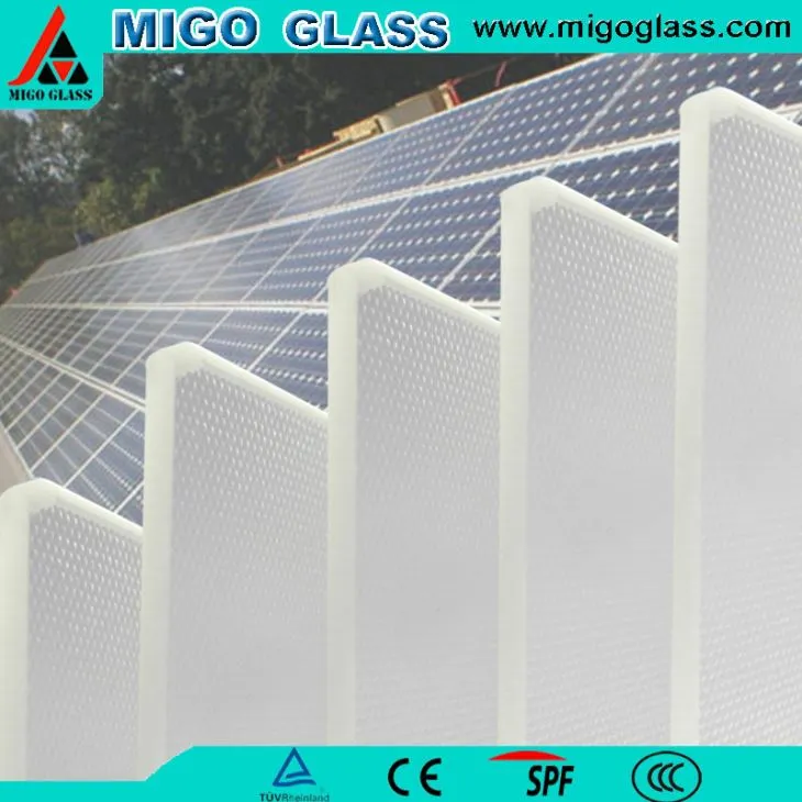 Einscheiben-Solar-Panel Glas mit GB15763.2-2005/ISO 9050/UL1703/EN12150/RoHS Inspektion 