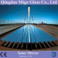 Turm / Linear Fresnel flache Solarspiegel für CSP Heliostat