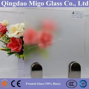 70 % Frost Grad Extra klare Säure geätzt Mattiertes Glas