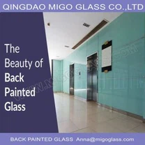 Back bemaltes Küchenglas