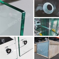 12 mm getemperter Glas Padel Court